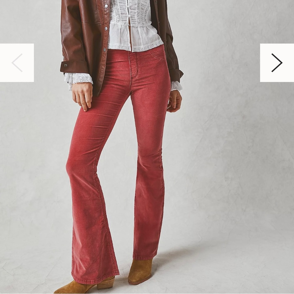 Free People Pull On Corduroy Flare